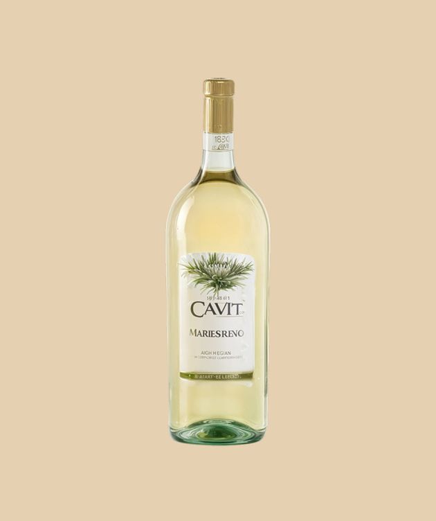 Alpine white wine bottle